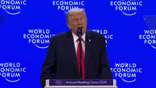 Trump tells it as it is at WEF2026