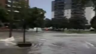 Chicago has been hit by rain and major flooding in several areas and it continues.