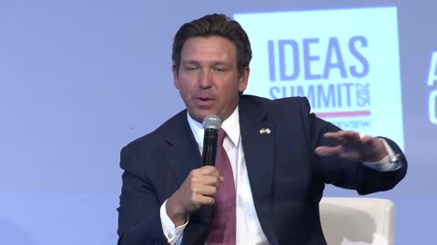 Governor Ron DeSantis and First Lady Casey DeSantis Hold a Fireside Chat