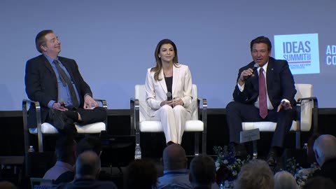 Governor Ron DeSantis and First Lady Casey DeSantis Hold a Fireside Chat