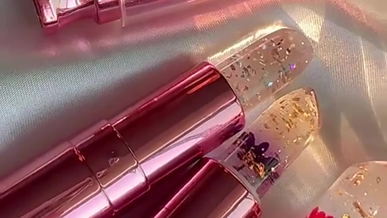 Clear 24k Gold Foil Lipstick💄💋