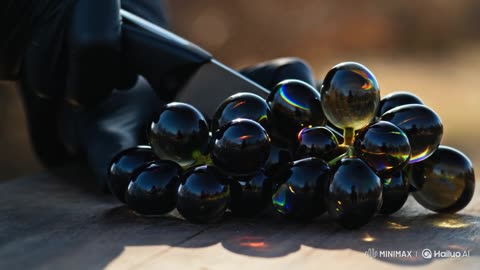 Black grapes 🍇 cut video