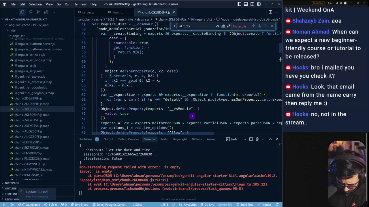 Agentic apps with Angular & Firebase Gen-kit | Weekend QnA