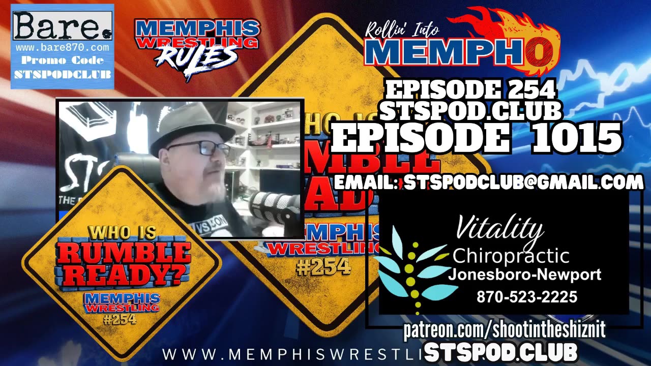 LIVE! Rollin' Into Mempho" E: 254, Episode 1015