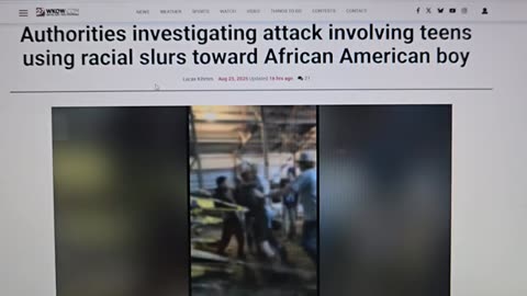Racial Slurs Toward African American Boy