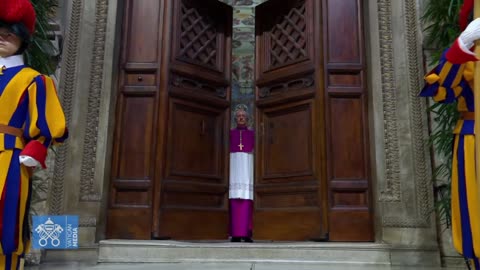 Papal conclave begins, Sistine Chapel.