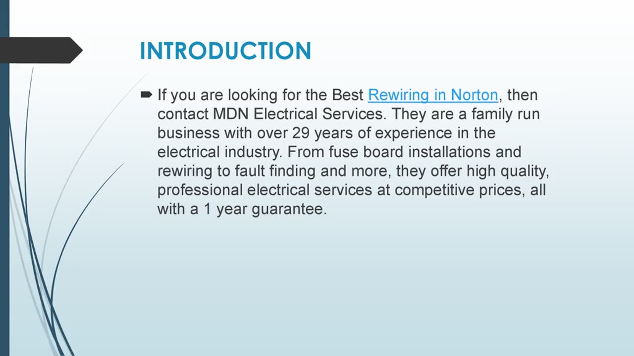 Best Rewiring in Norton