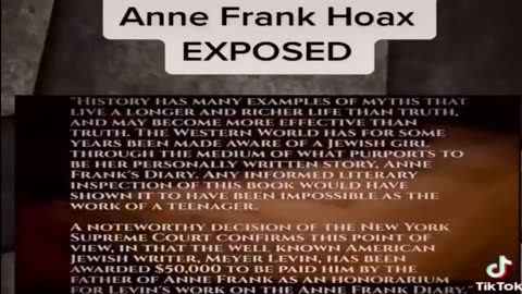 The Anne Frank Hoax