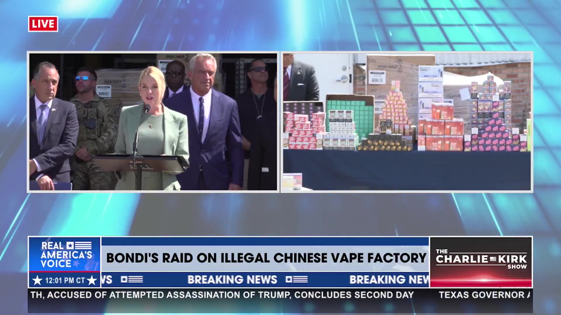 BREAKING: RAID ON ILLEGAL CHINESE VAPE FACTORY