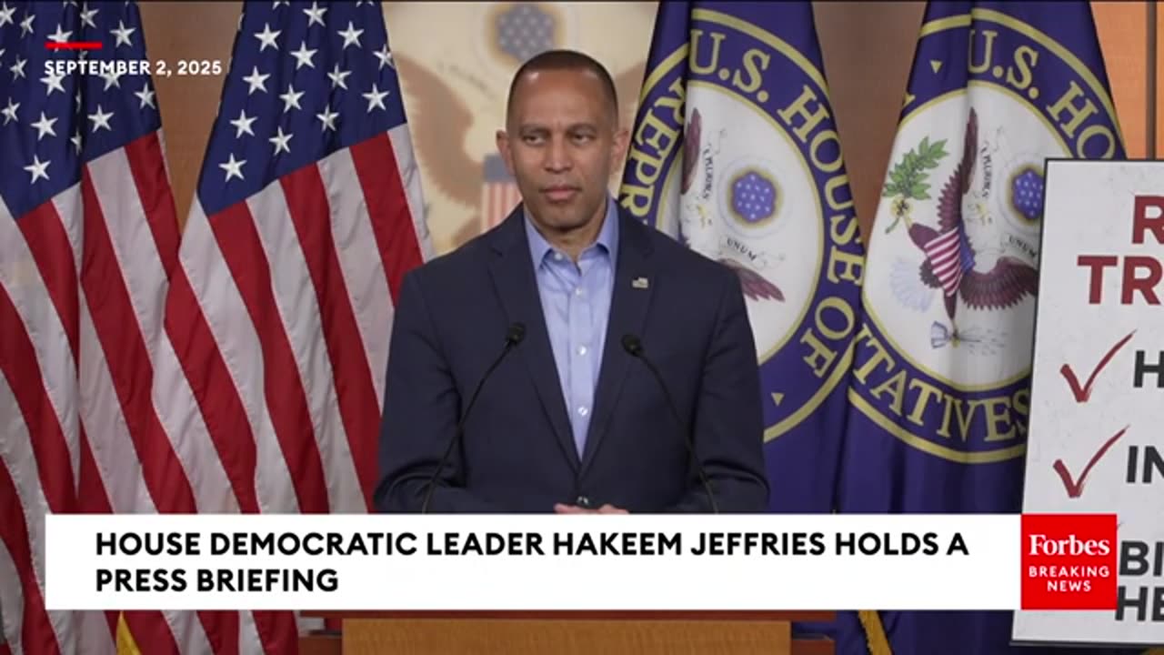 'Republicans Are Driving Us On A Path Toward A Government Shutdown': Jeffries Shreds GOP