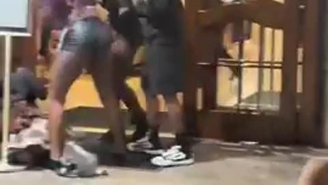 Chaos erupted overnight at the Ayres Hotel in Anaheim as a mob of blacks fought in the lobby