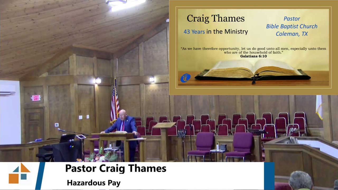 Pastor Craig Thames // Hazardous Pay