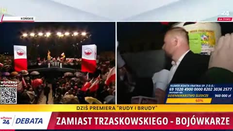 📢 SKANDAL! Na debacie zamiast Trzaskowskiego pojawili się bojówkarze
