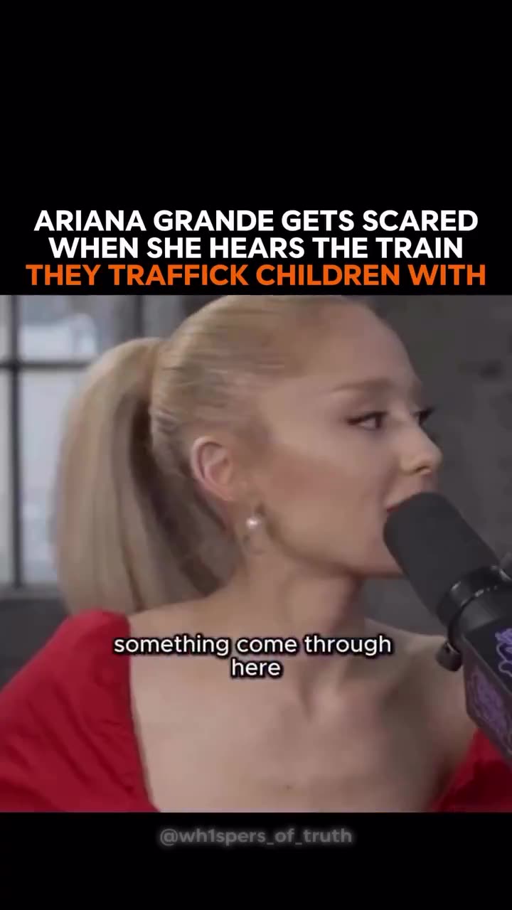 “Somethings gotto come through - it was here” what did Ariana Grande see in the room with her?