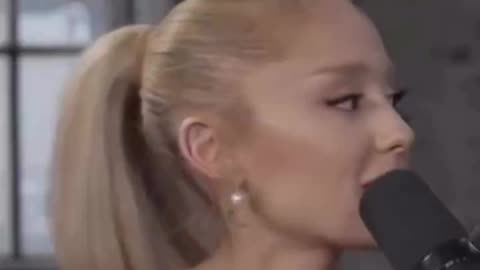 “Somethings gotto come through - it was here” what did Ariana Grande see in the room with her?