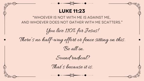 All for Jesus