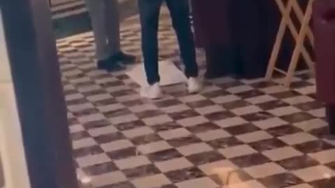 A restaurant owner in Europe asks a Muslim not to pray in restaurant, but he ignores it