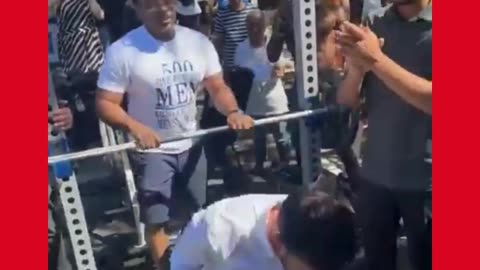 Zohran Mamdani Showing Off His Muscles At Men's Day In Brooklyn
