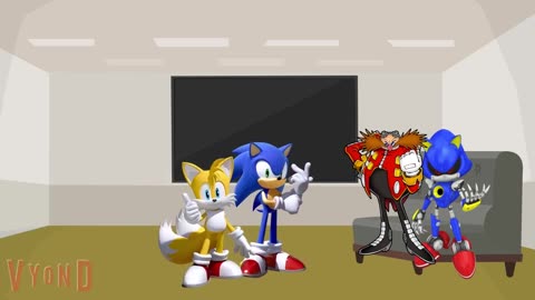 Dr. Eggman and Metal Sonic watch The Boondocks