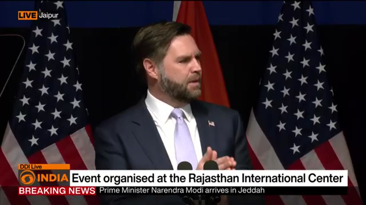US vice Persident JD Vance on India US relationship.