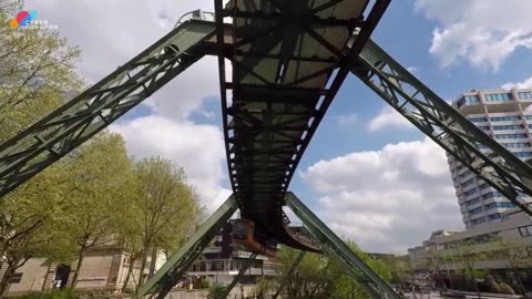 The Famous Wuppertal Schwebebahn 🔵🟠