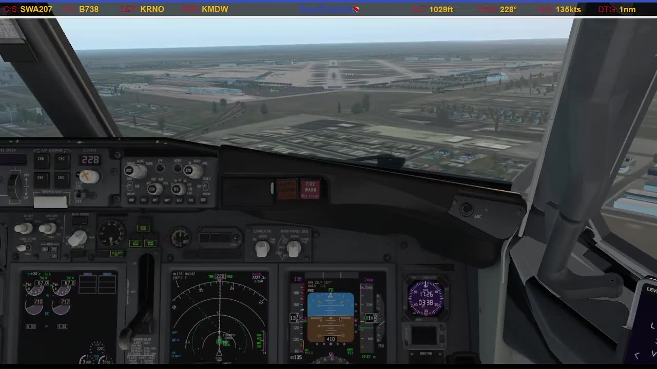 Landing in Chicago (KMDW)