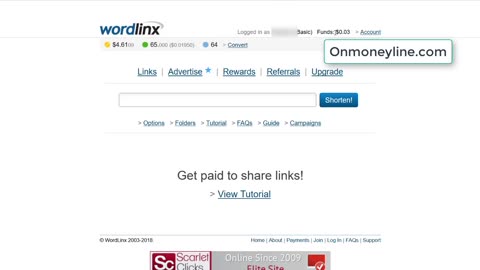 Wordlinx Review - Earn Online with PTC - Onmoneyline