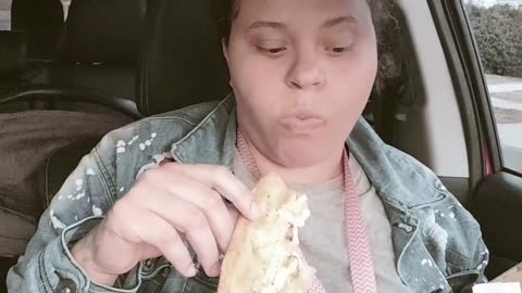 Trying Chick-fil-A Pizza & Chicken Bacon Ranch Pizza in My Car!