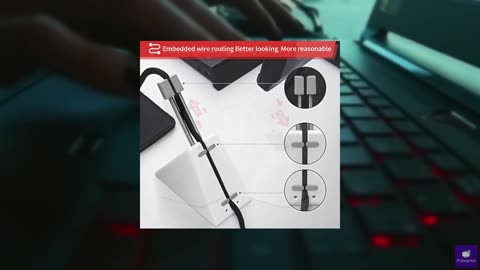 Hotline Games Mouse Bungee Mouse Cord Clip Cord Management System Fixer Holder f