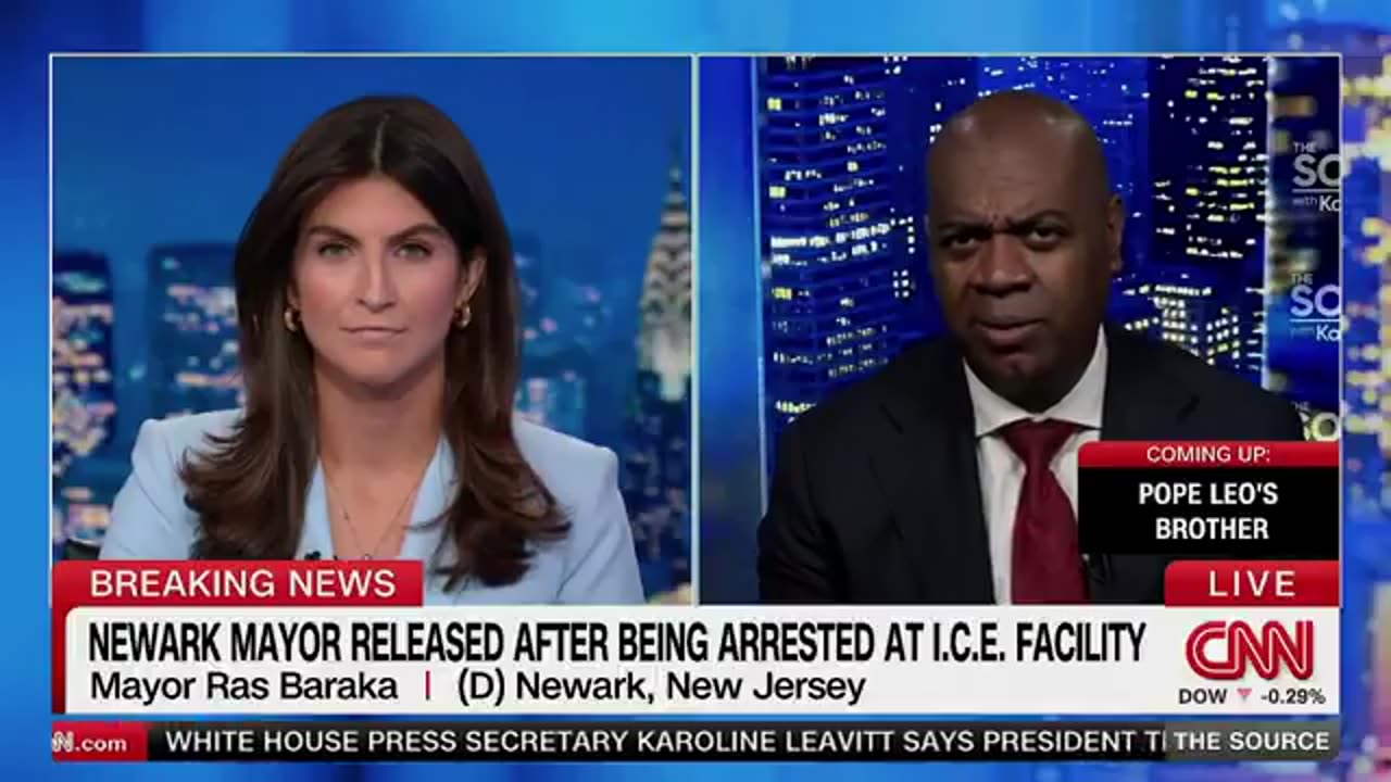 Newark NJ Mayor Ras Baraka RELEASED after trespassing ICE detention center