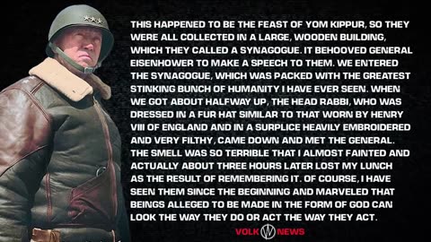 WW2 GENERAL GEORGE S PATTON'S 🪖 QUOTES ON JEWS
