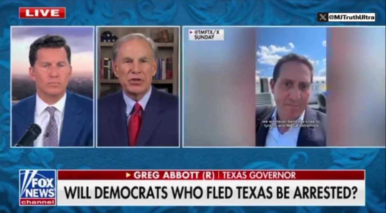 Gov Gregg Abbot says Texas DPS is actively “on the Streets” to Arrest Democrat House Members