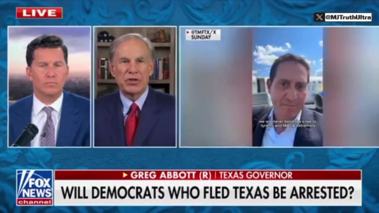 Gov Gregg Abbot says Texas DPS is actively “on the Streets” to Arrest Democrat House Members