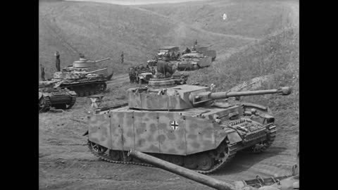 German armor in action on the Eastern Front in 1943