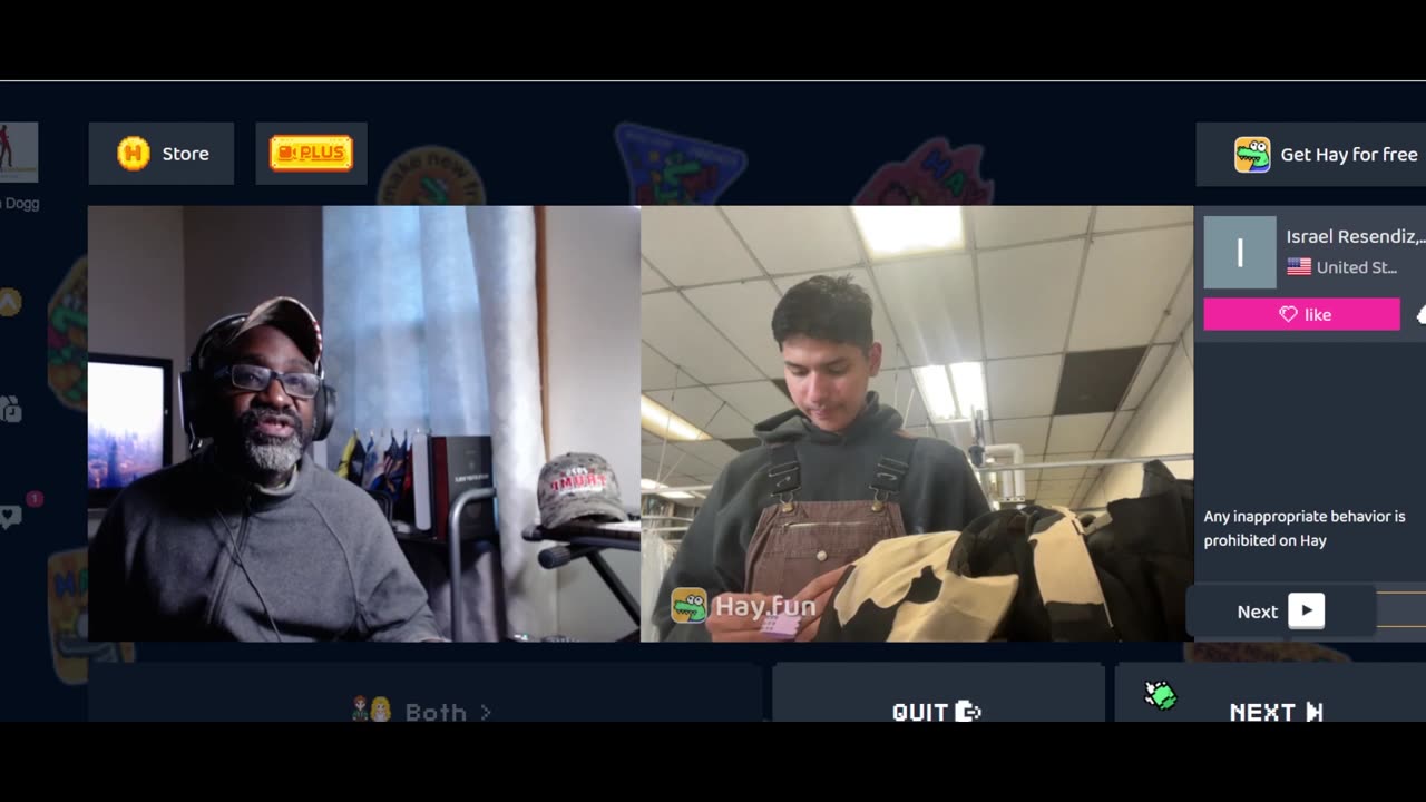 Get Triggered- Triggering Video Strangers Chat using Hay.Fun