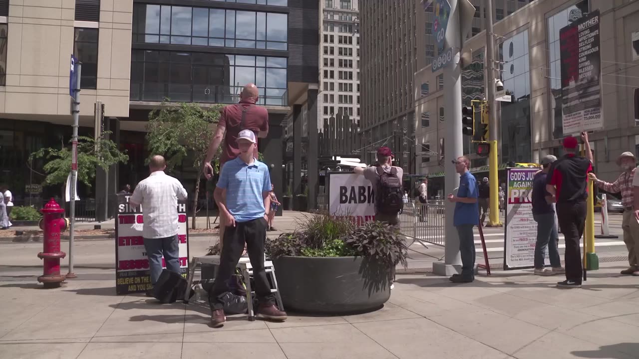 Preaching at the Taste of Minnesota Event
