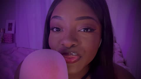 ASMR Up Close Kiss Painting 🤍 Soft & Cozy Personal Attention 💋🫶🏾