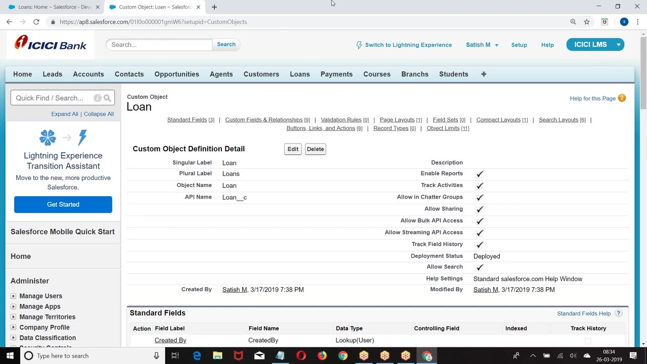 Salesforce Admin Videos-11.Hierarchical -External Relation
