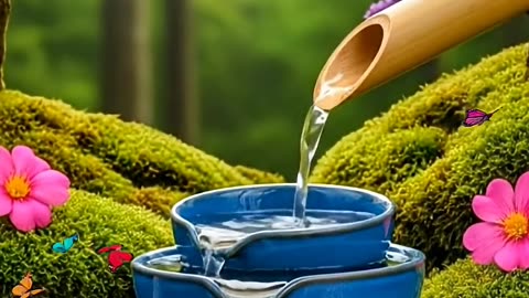 Peace Of Mind🌿Soothing Piano Music + Water Sounds💦Stress Relief 🌿Relaxing,Sleep Music & Meditation