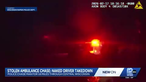 🚨WILD: Man steals an AMBULANCE, with a patient and medics still INSIDE