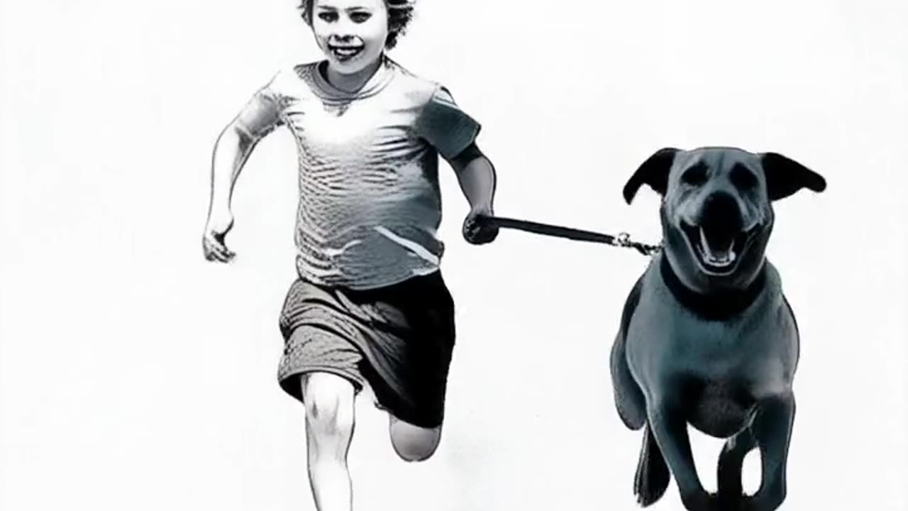 BOY AND DOG