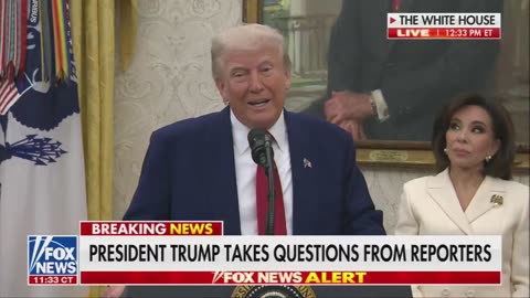 WATCH: Trump just hit a home run with his response to a reporter's snarky question.