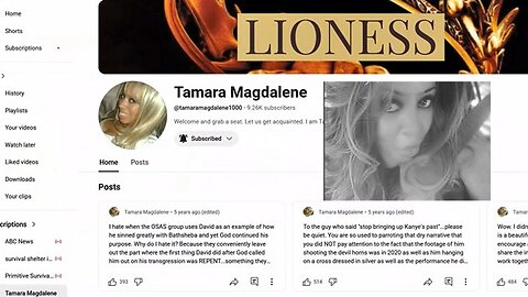 Tamara Magdalene Lioness of THE Yeshua Video 36 of 279: This Needs To Be Said!