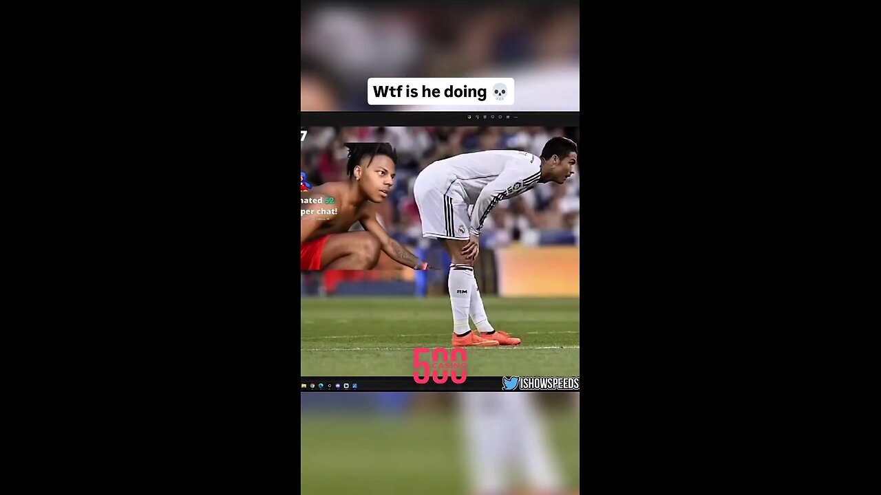 Ishowspeed did bad to ronaldo