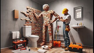 Work time tile floor
