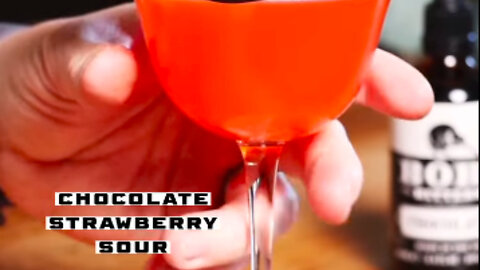 COCKTAIL CHOCOLATE STRAWBERRY SOUR