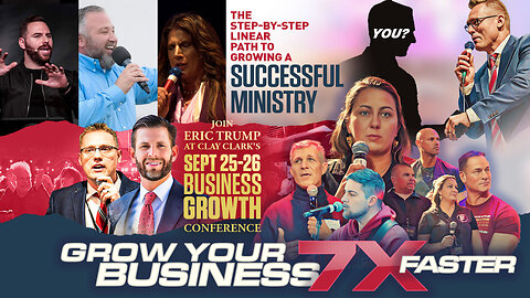 MInistry | How to Grow a Successful Ministry + The Step-By-Step Linear Path to Growing a Successful Ministry + Celebrating 7 Clay Clark Client Success Stories + Join Eric Trump At Clay's Sept. 25-26 Business Conf (62 Tix remain)