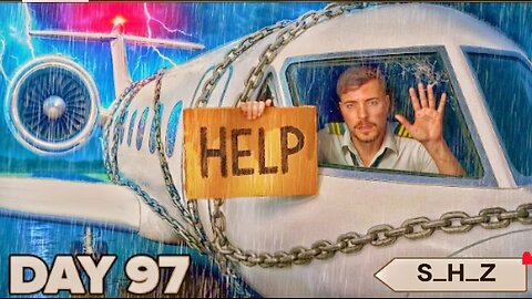 Survive 100 Days Trapped in a Private jet_✈️