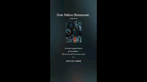 Drow Politics [Suno]