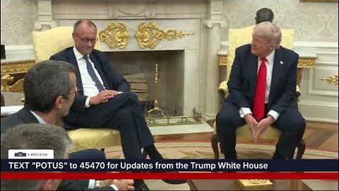 President Trump Participates in a Bilateral Meeting with the Chancellor of Germany